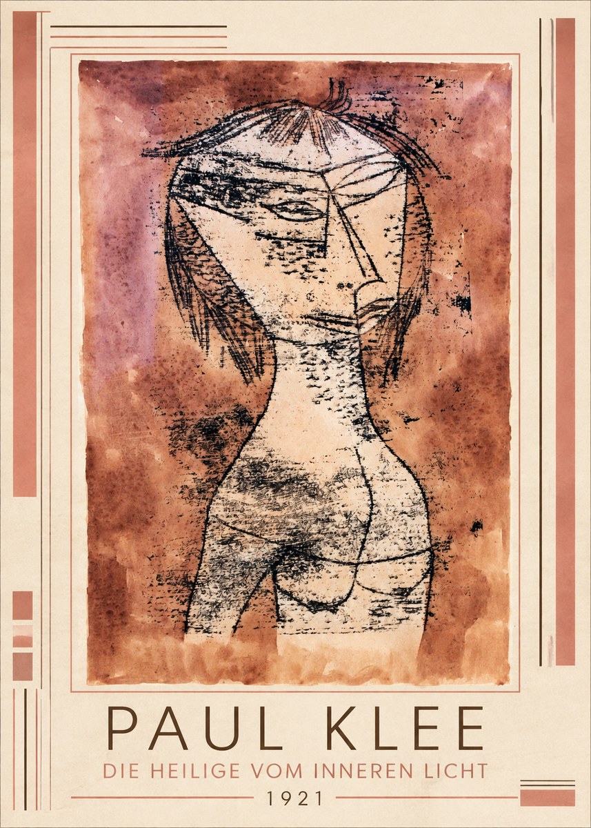 Paul Klee Die Heilige Vom Inneren Licht II No1 - Póster