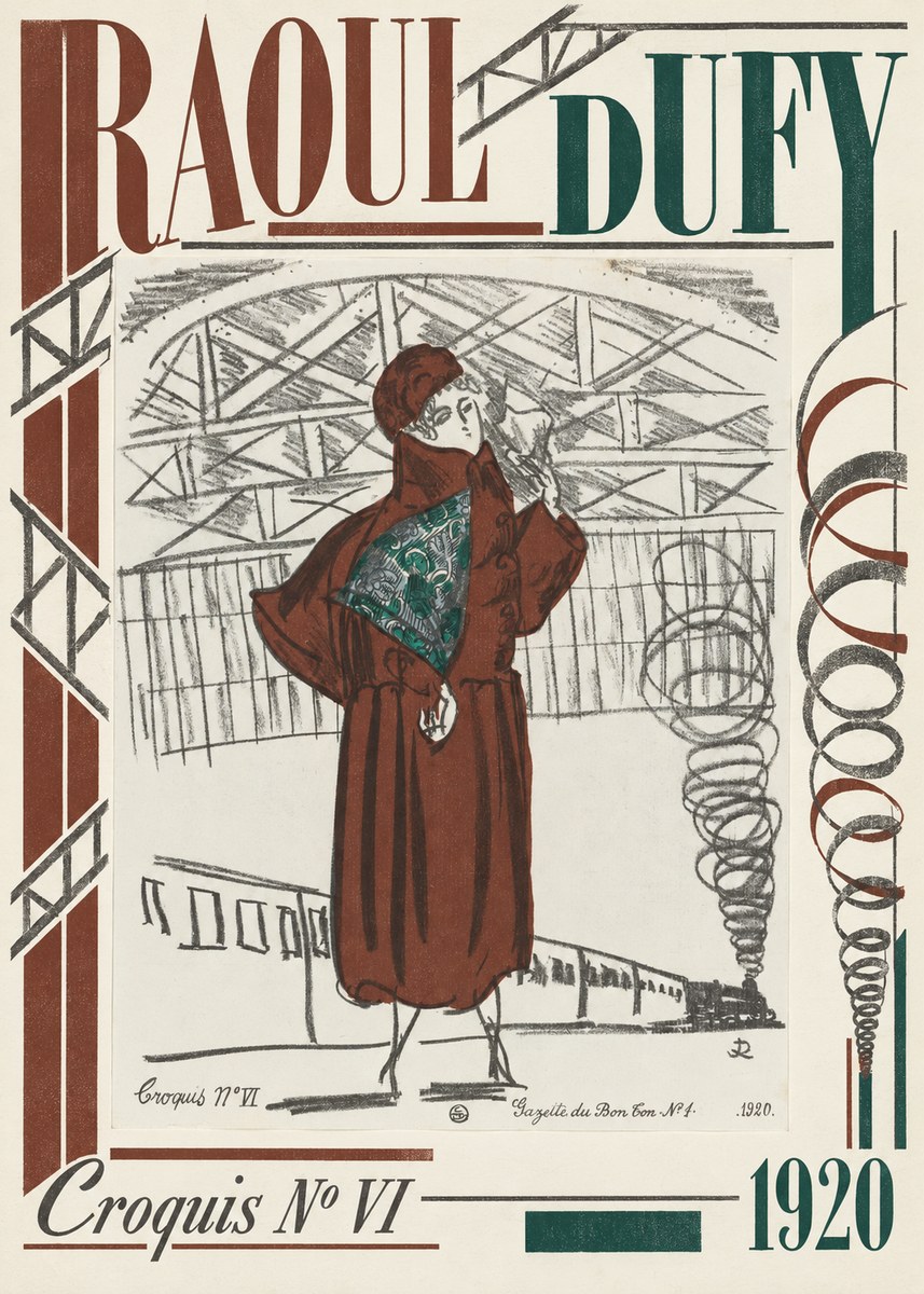 Raoul Dufy Croquis No Vi No6 - Póster