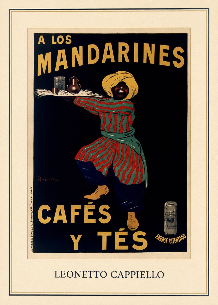 Leonetto Cappiello A Los Mandarines No4 - Póster