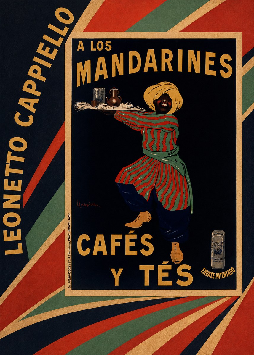 Leonetto Cappiello A Los Mandarines No5 - Póster