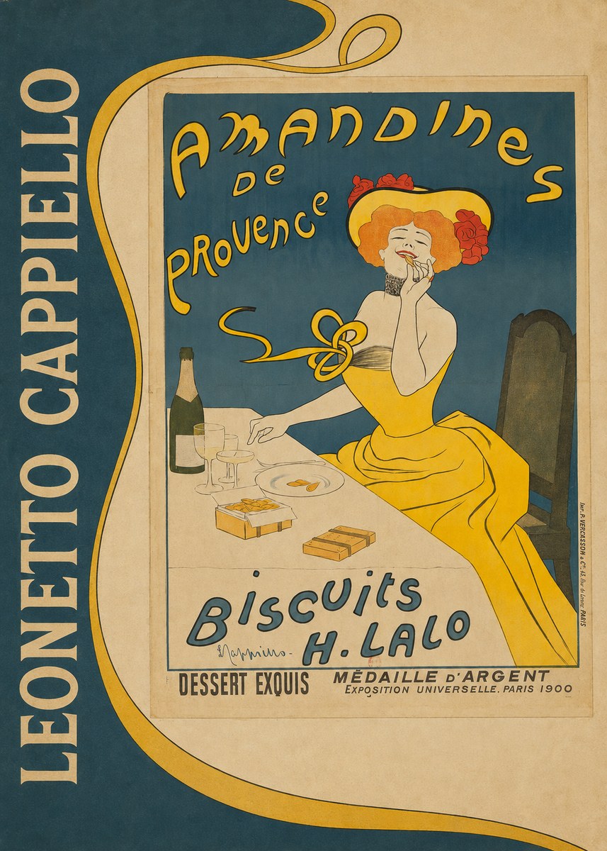 Leonetto Cappiello Amandines De Provence Biscuits H. Lalo II No2 - Póster