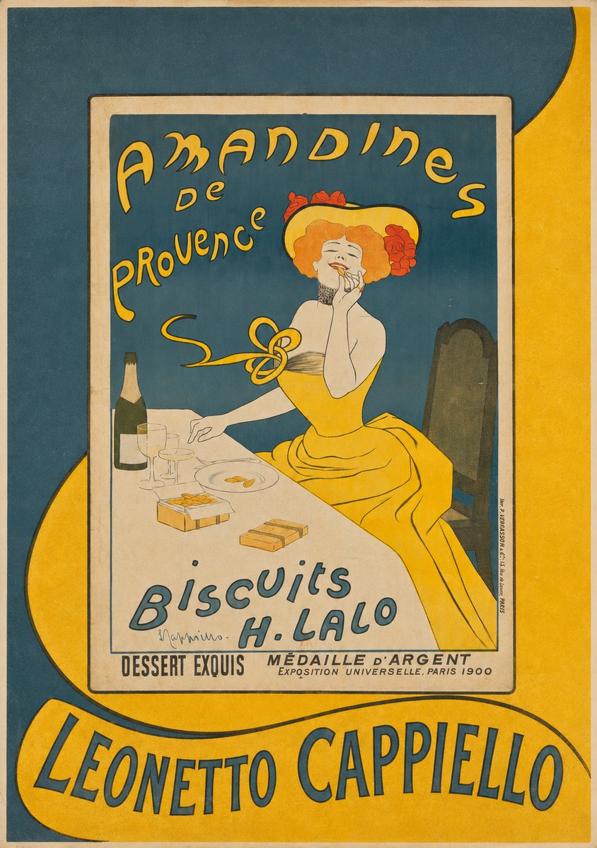 Leonetto Cappiello Amandines De Provence Biscuits H. Lalo II No4 - Póster