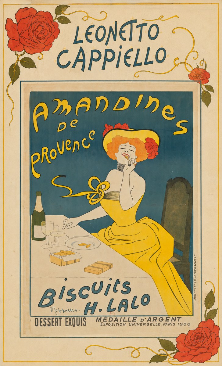 Leonetto Cappiello Amandines De Provence Biscuits H. Lalo II No5 - Póster