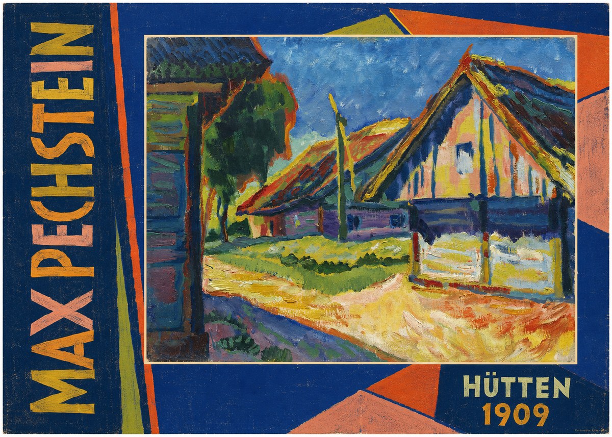 Max Pechstein Hütten 1909 No2 - Póster