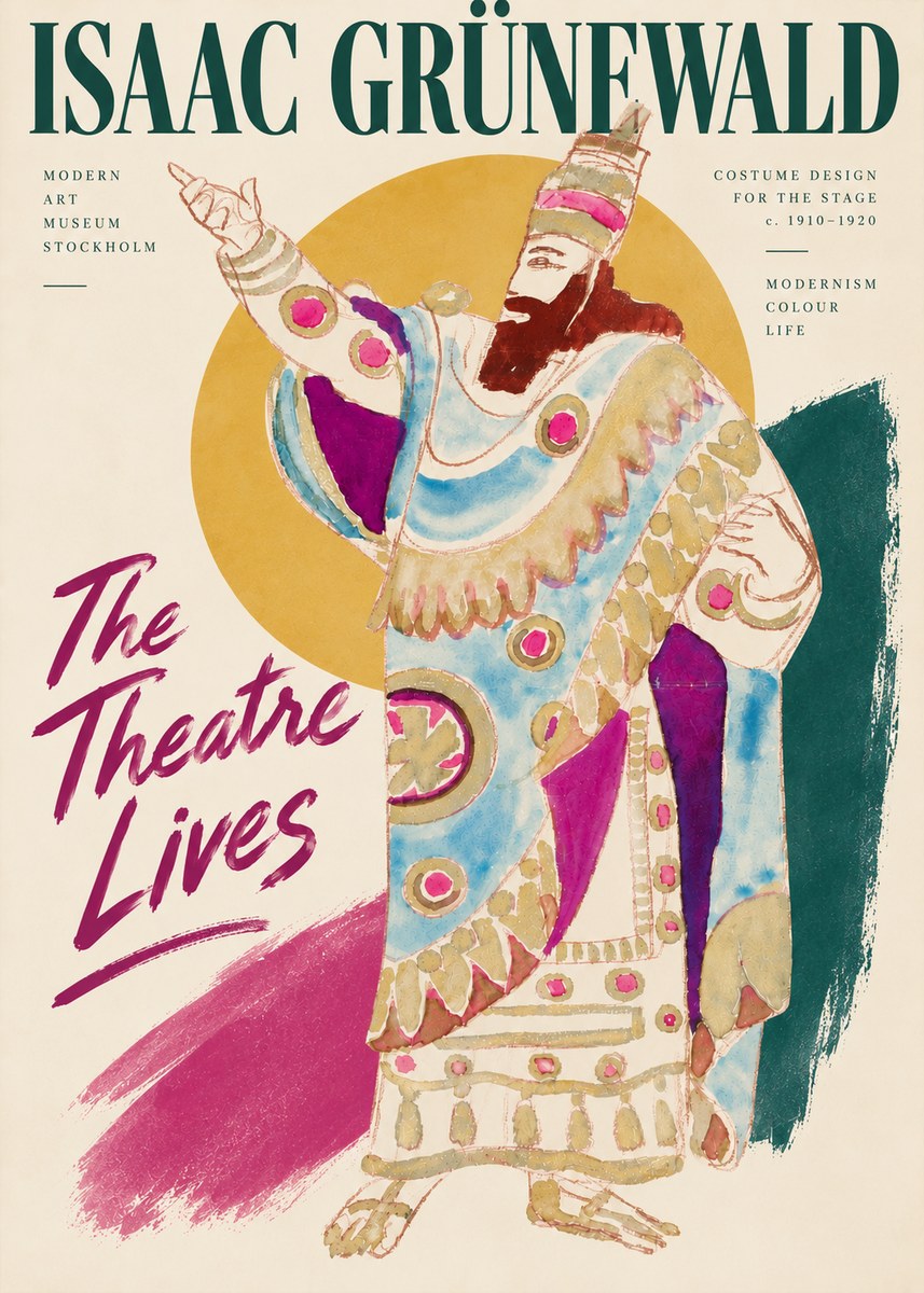 Isaac Grünewald The Theatre Lives No5 - Póster