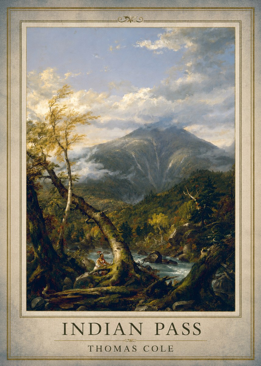 Thomas Cole Indian Pass I No1 - Póster
