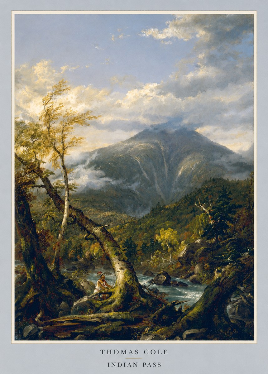 Thomas Cole Indian Pass I No3 - Póster