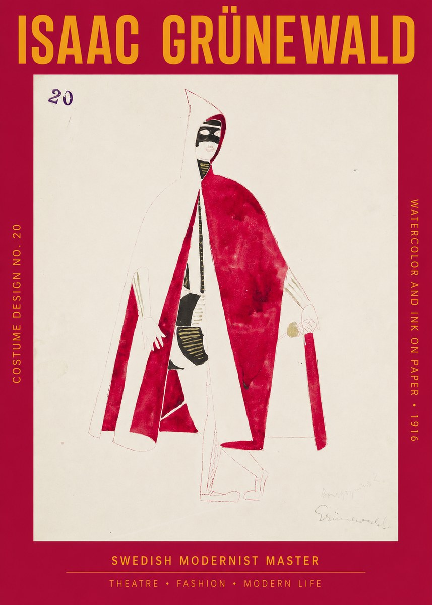 Isaac Grünewald Costume Design No. 20 No2 - Póster