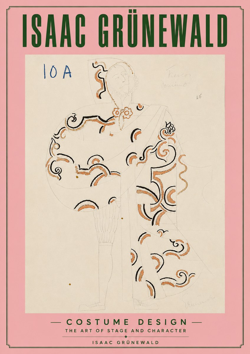 Isaac Grünewald Costume Design VIII No5 - Póster