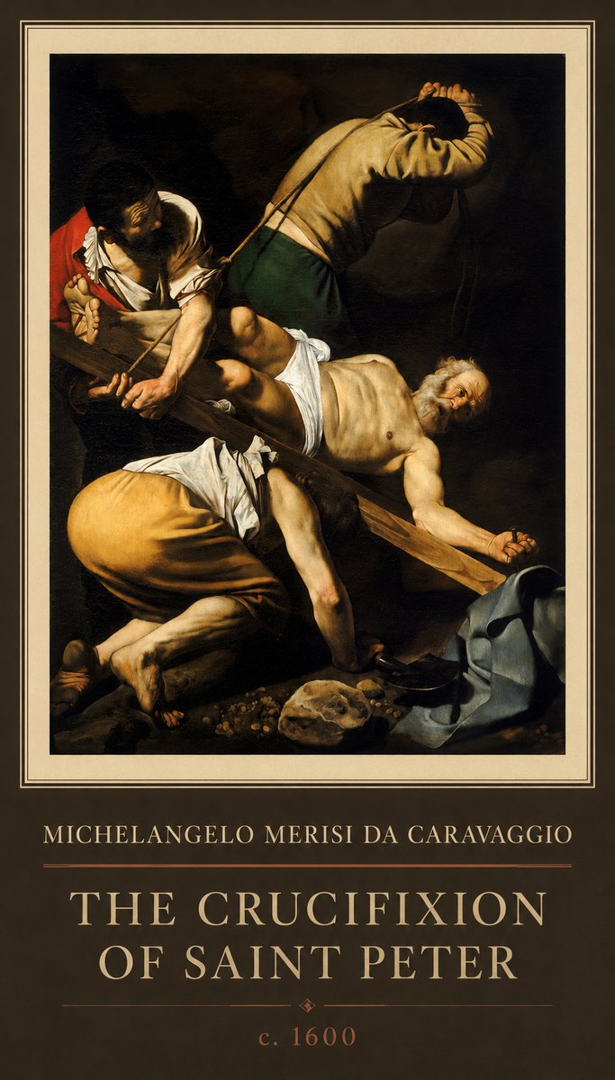 Michelangelo Merisi da Caravaggio The Crucifixion of Saint Peter II No1 - Póster