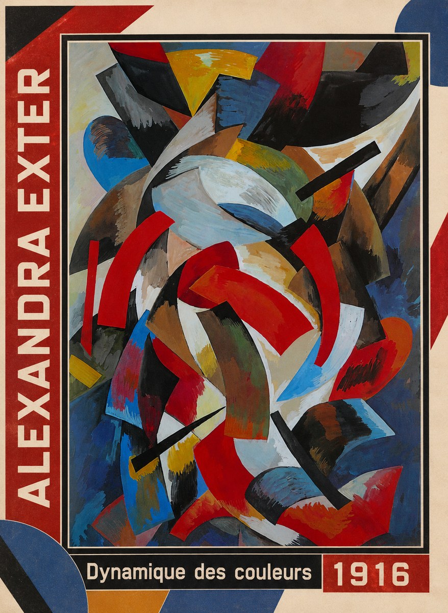 Alexandra Exter Dynamique Des Couleurs 1916 No2 - Póster