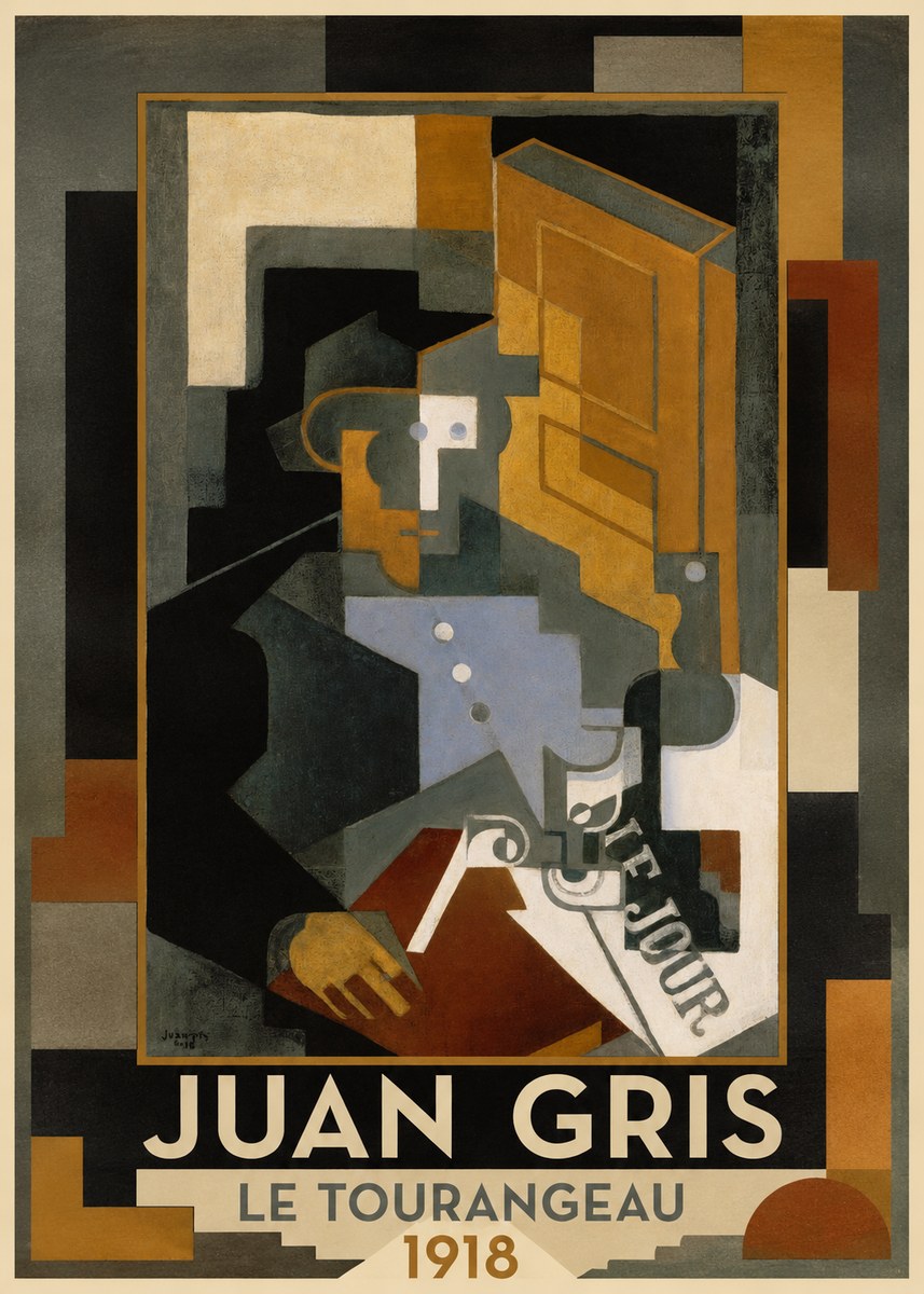 Juan Gris Le Tourangeau No1 - Póster