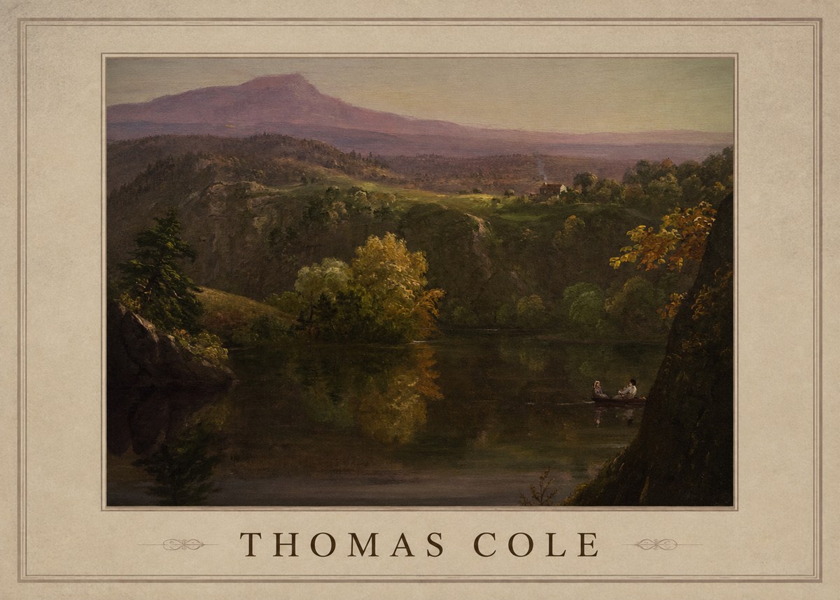 Thomas Cole View of the Catskill Mountains, Early Autumn No1 - Póster