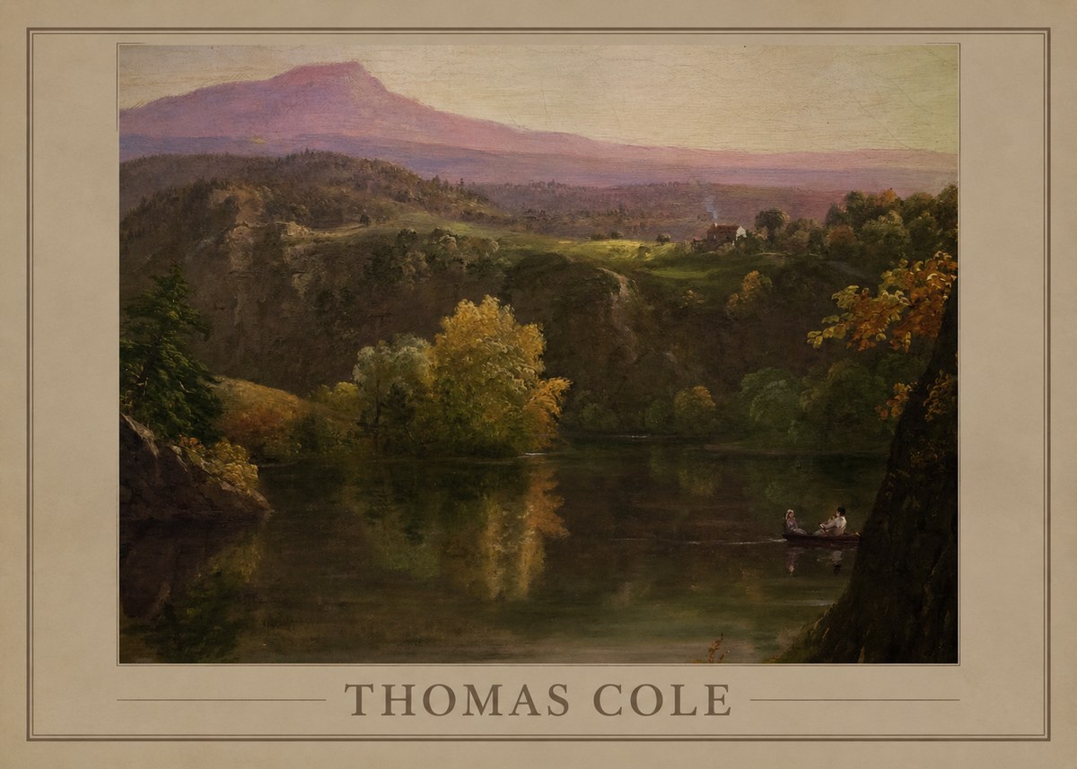 Thomas Cole View of the Catskill Mountains, Early Autumn No2 - Póster