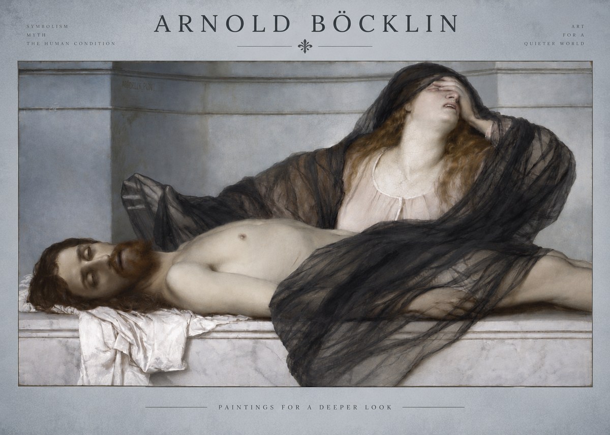 Arnold Böcklin Marie Magdalene No5 - Póster