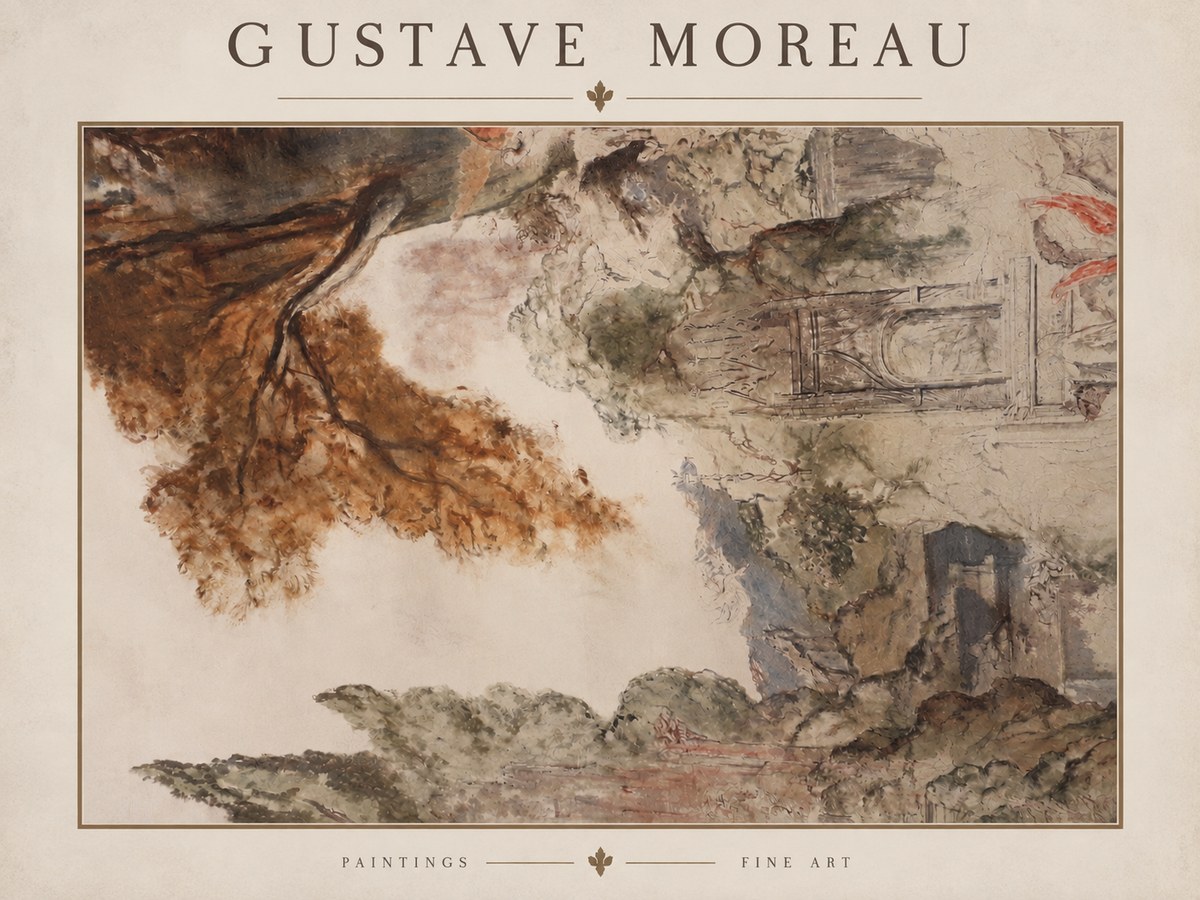 Gustave Moreau Architectural Study No2 - Póster