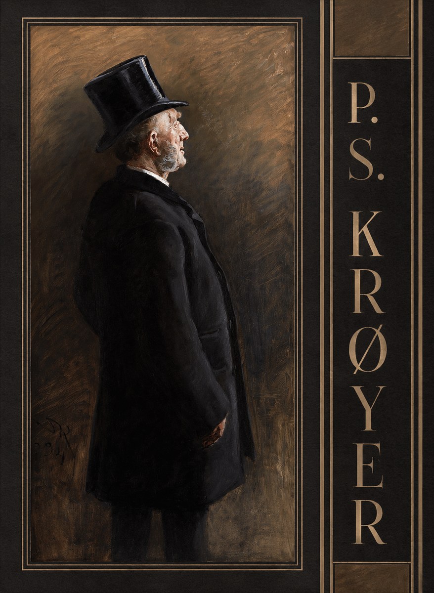 P.S. Krøyer Portrait of a Man in a Top Hat No2 - Póster