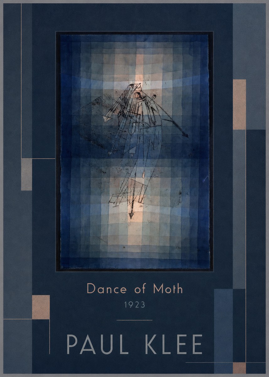 Paul Klee Dance of Moth No1 - Póster