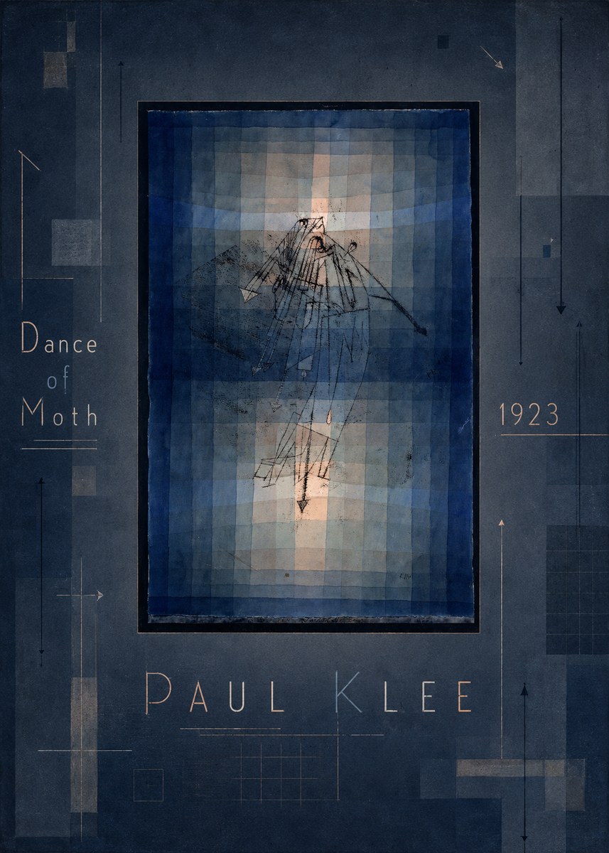 Paul Klee Dance of Moth No3 - Póster