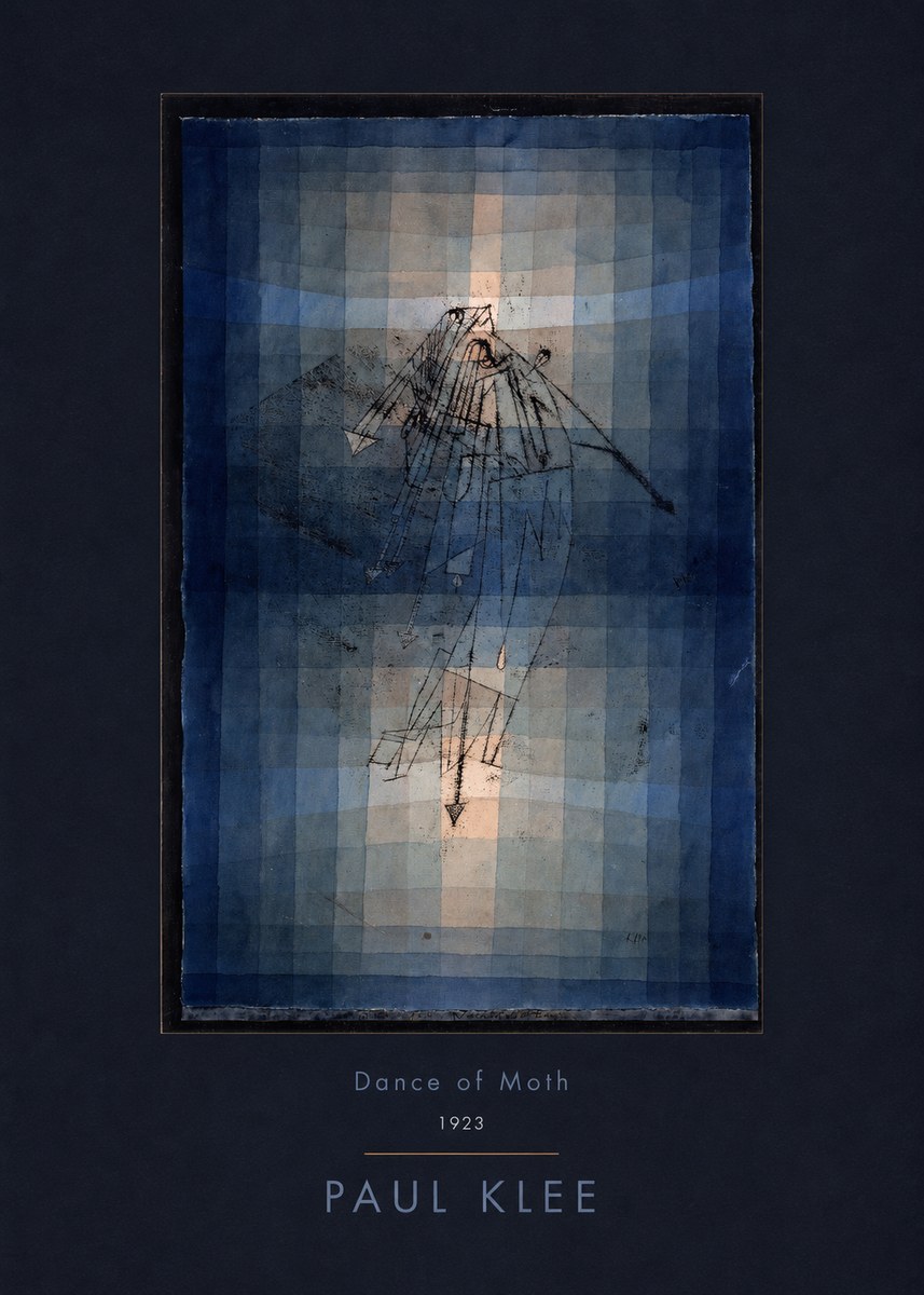 Paul Klee Dance of Moth No5 - Póster