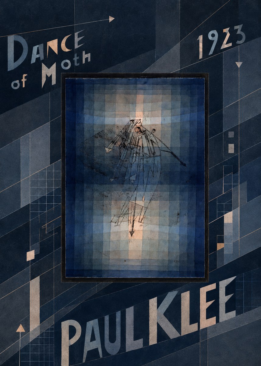 Paul Klee Dance of Moth No6 - Póster