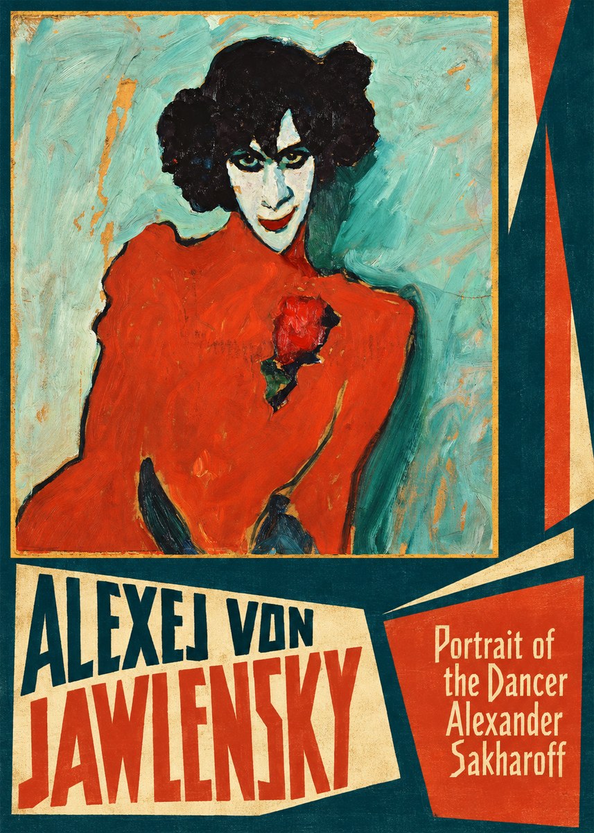 Alexej von Jawlensky Portrait of the Dancer Alexander Sakharoff No2 - Póster