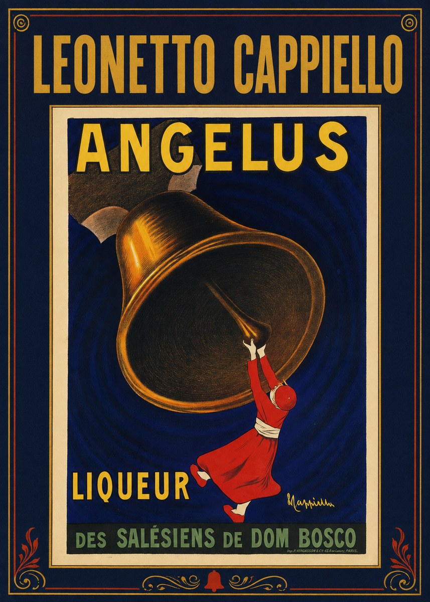 Leonetto Cappiello Angelus No1 - Póster