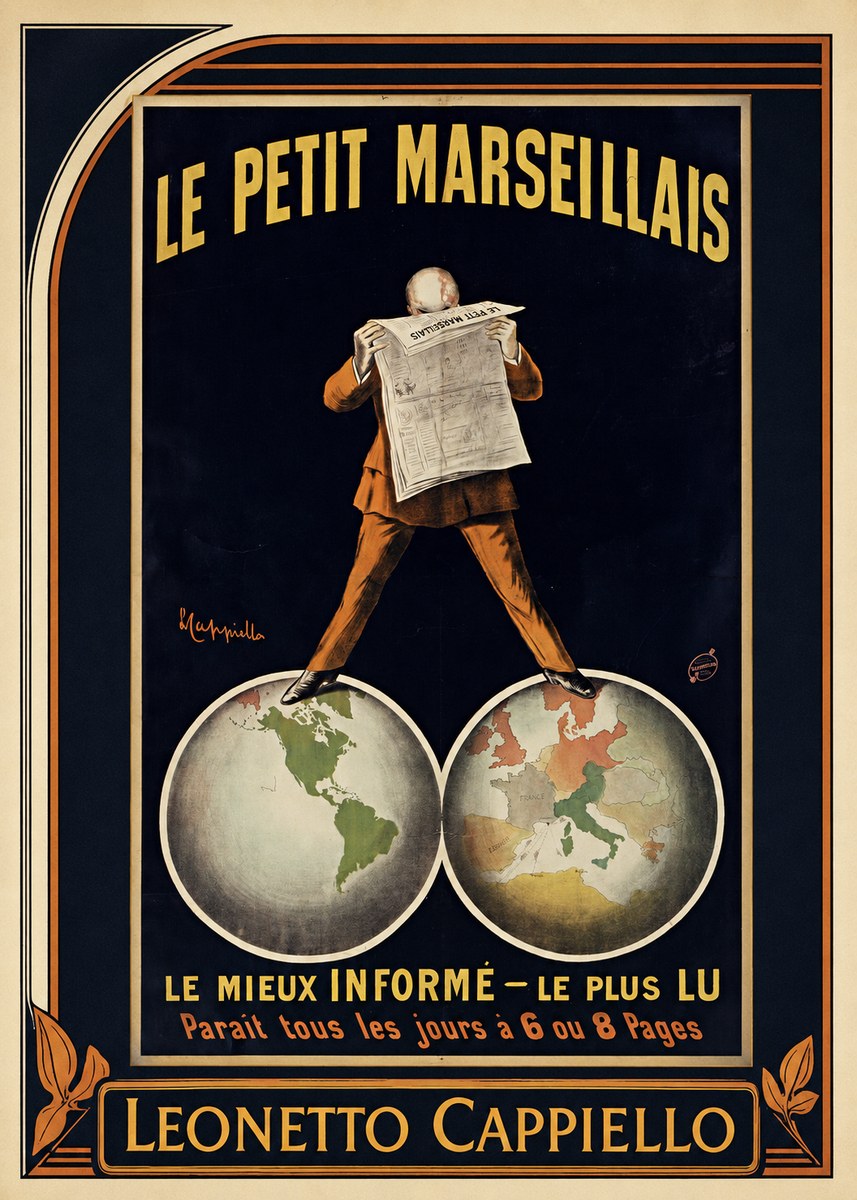 Leonetto Cappiello Le Petit Marseillais No1 - Póster