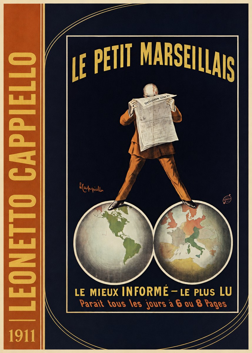Leonetto Cappiello Le Petit Marseillais No2 - Póster