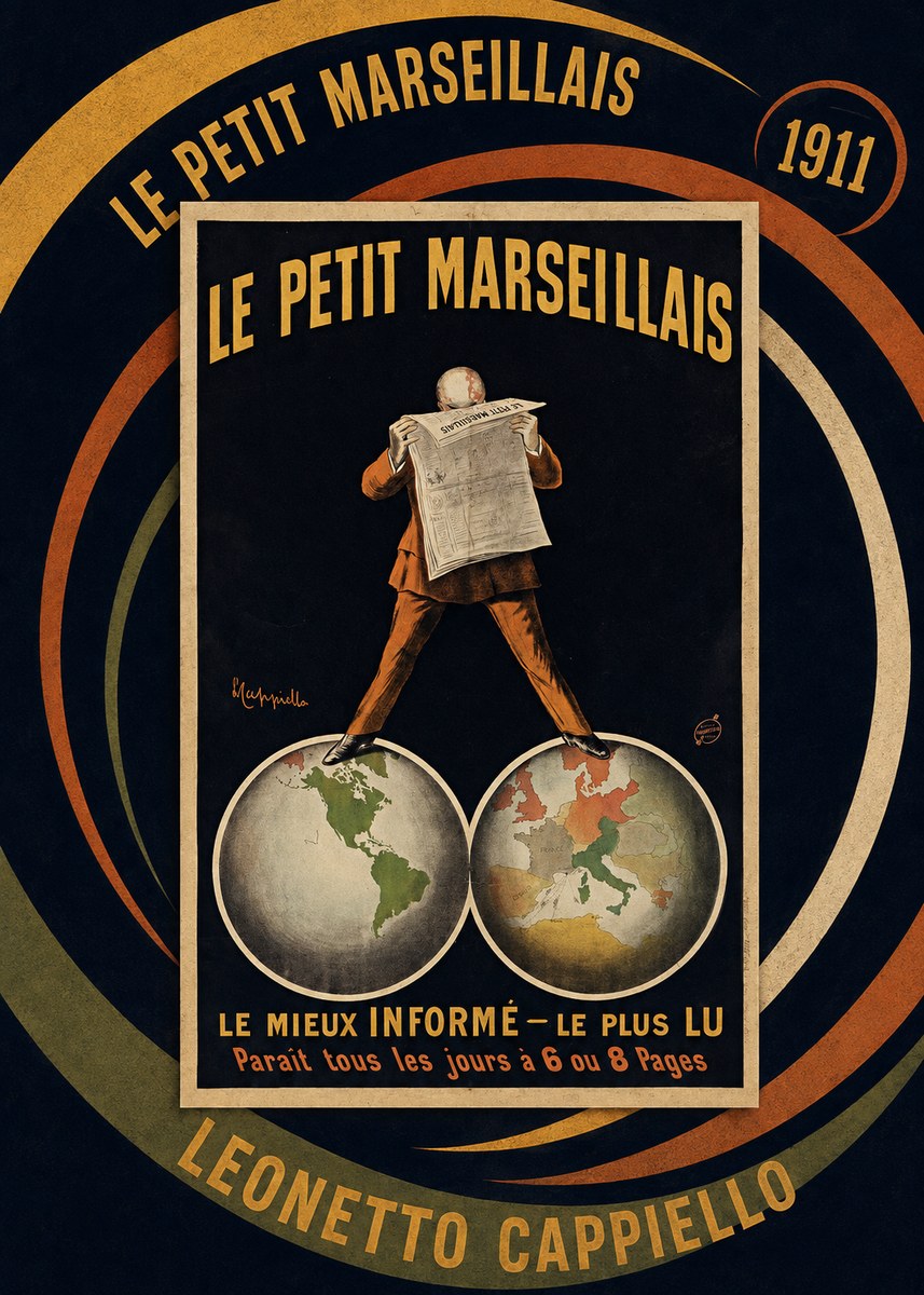 Leonetto Cappiello Le Petit Marseillais No4 - Póster
