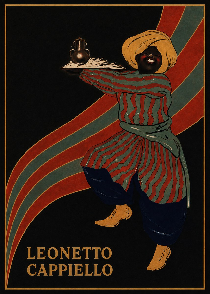 Leonetto Cappiello The Sultan No4 - Póster