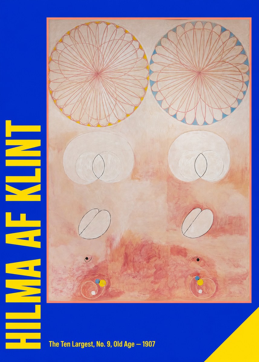Hilma af Klint The Ten Largest, No. 9, Old Age – 1907 No2 - Póster