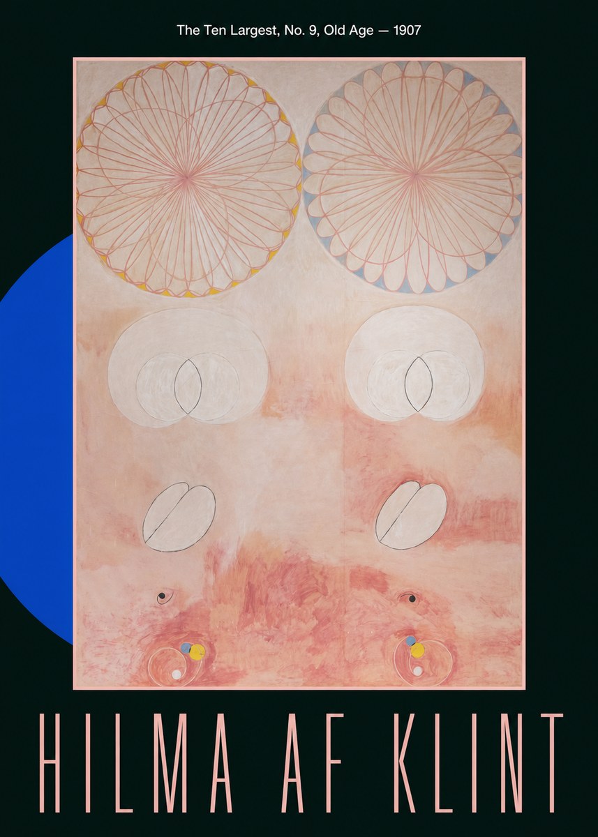 Hilma af Klint The Ten Largest, No. 9, Old Age – 1907 No6 - Póster