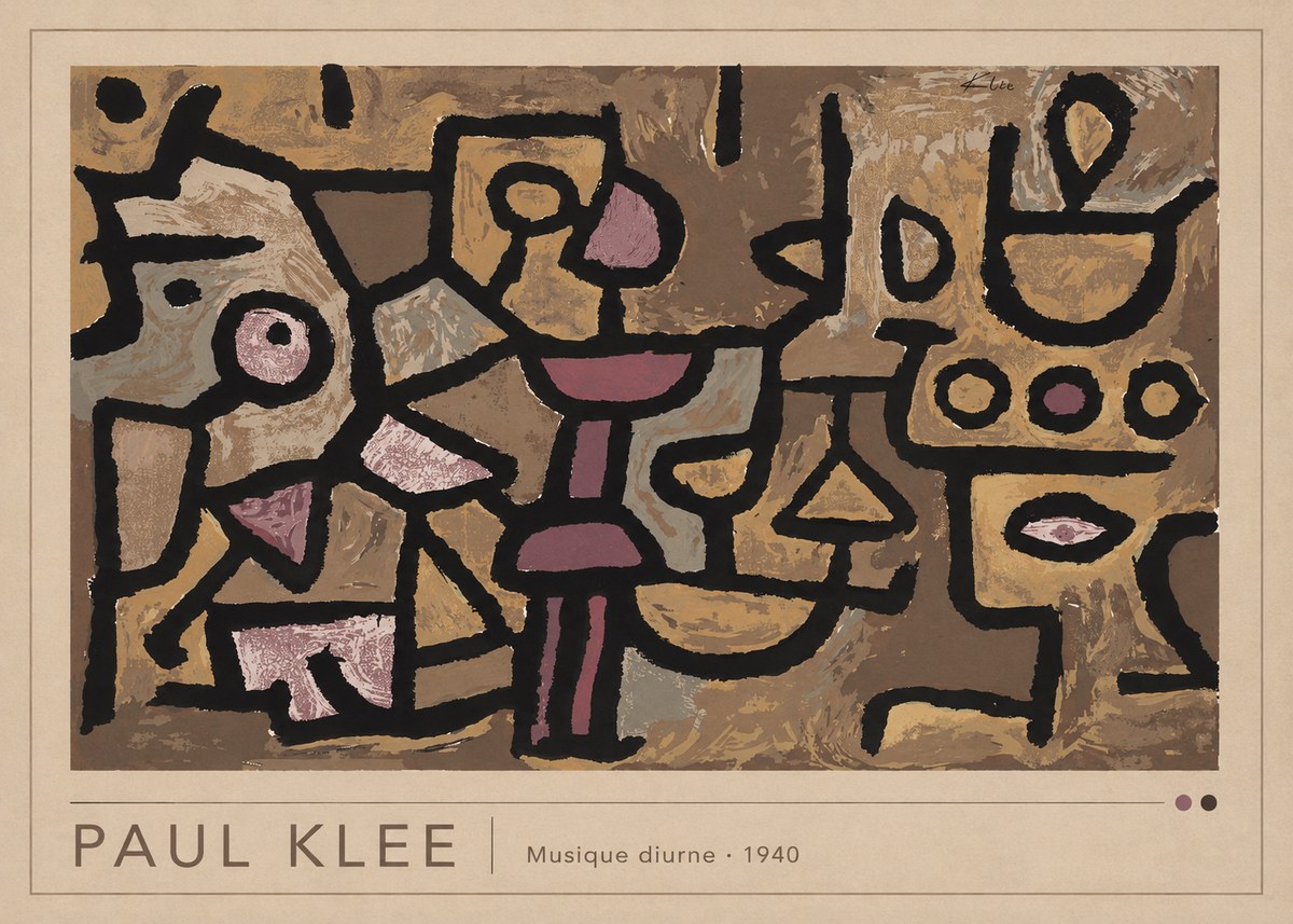 Paul Klee Musique Diurne No2 - Póster