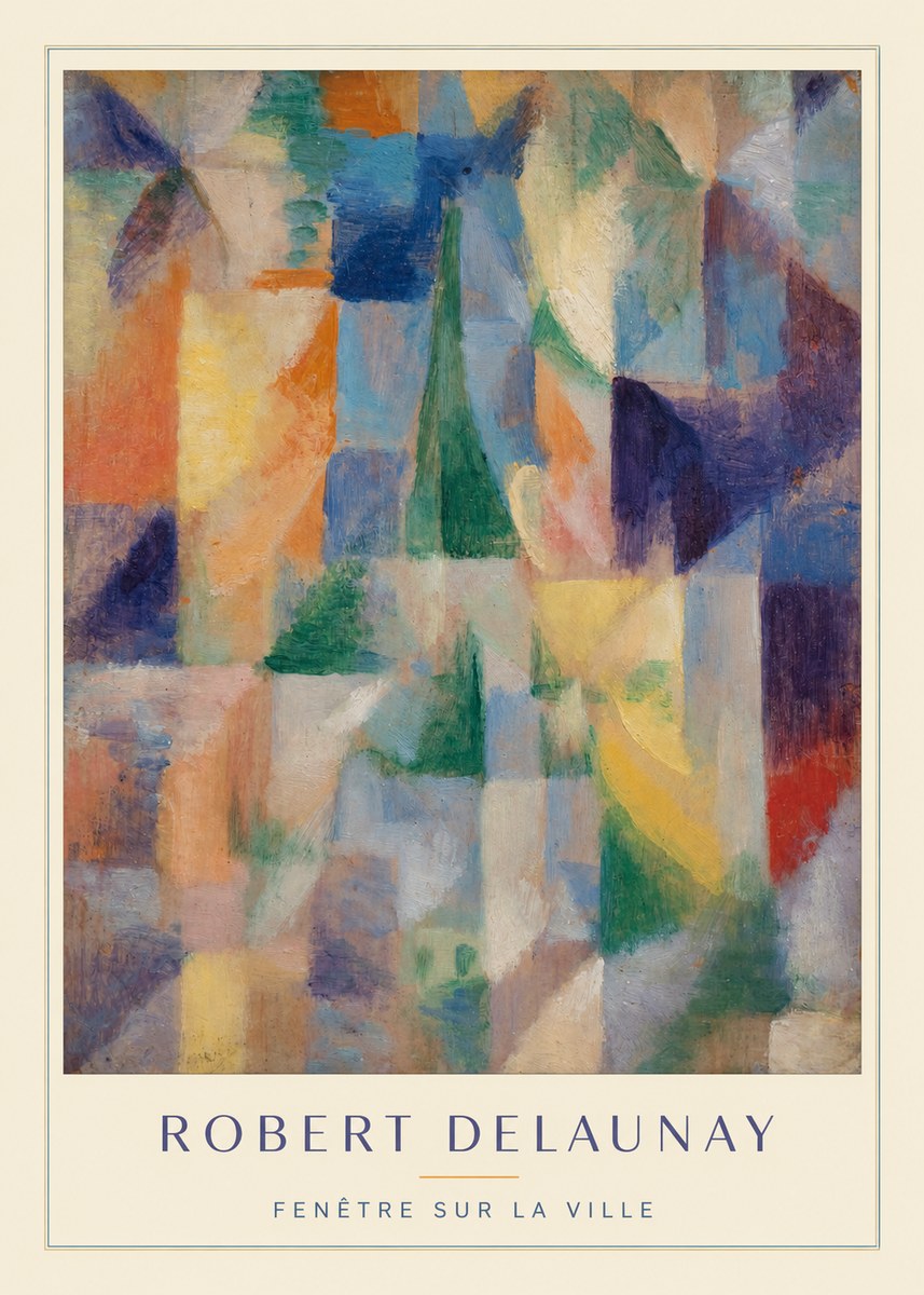 Robert Delaunay Fenêtre Sur La Ville No4 - Póster