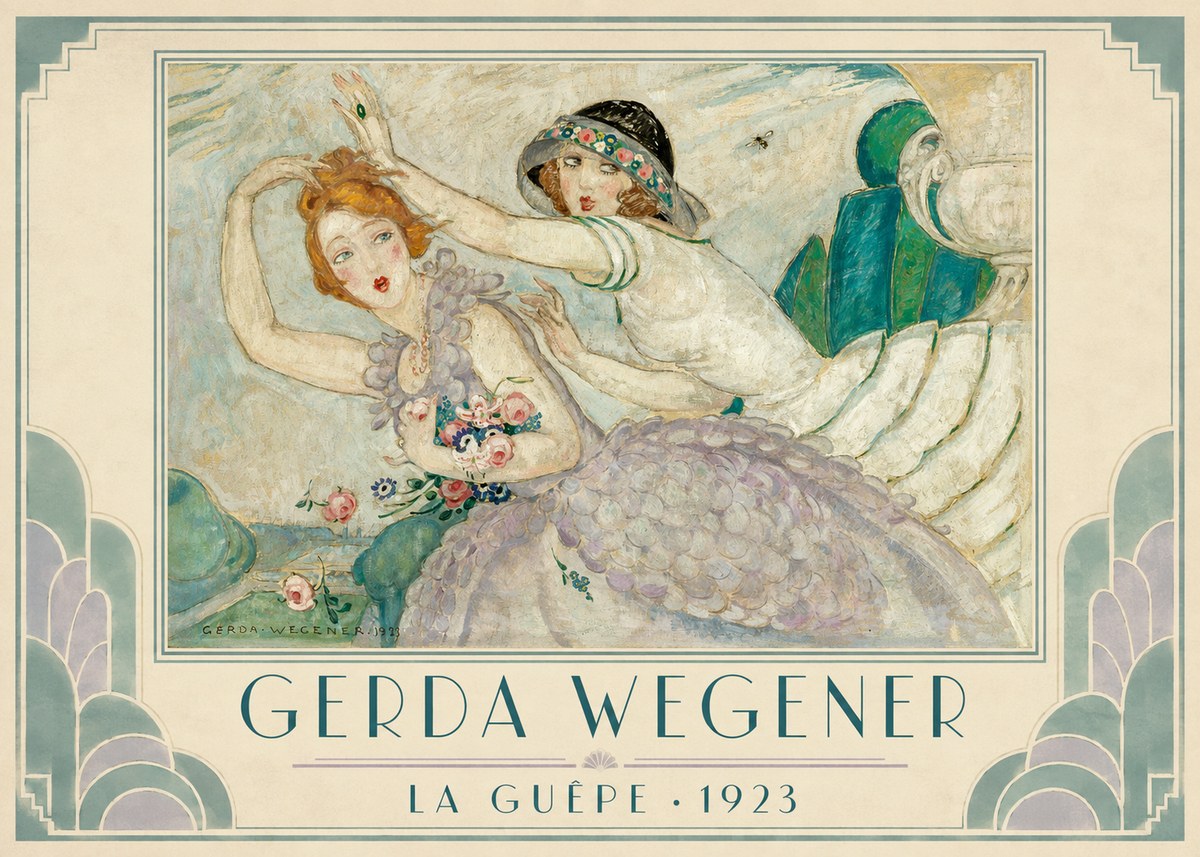Gerda Wegener La Guêpe No1 - Póster