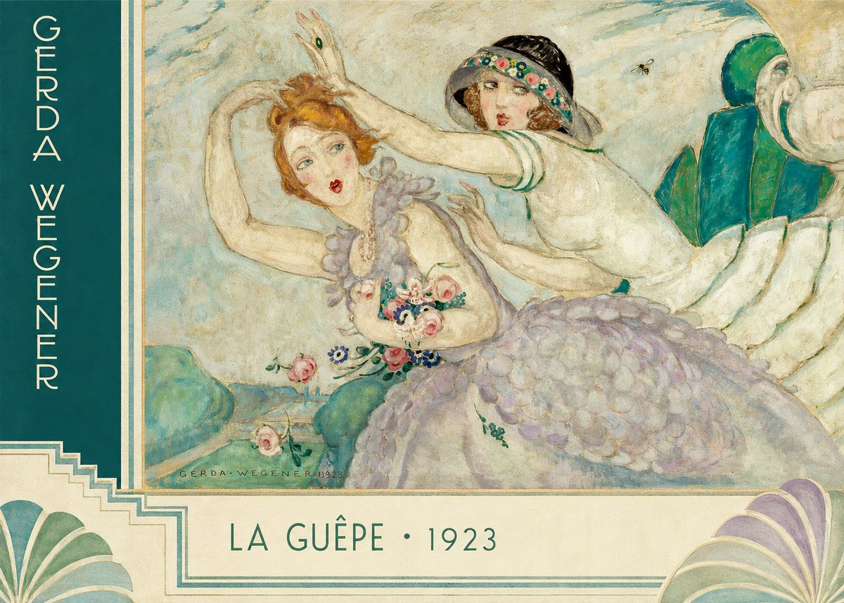 Gerda Wegener La Guêpe No2 - Póster