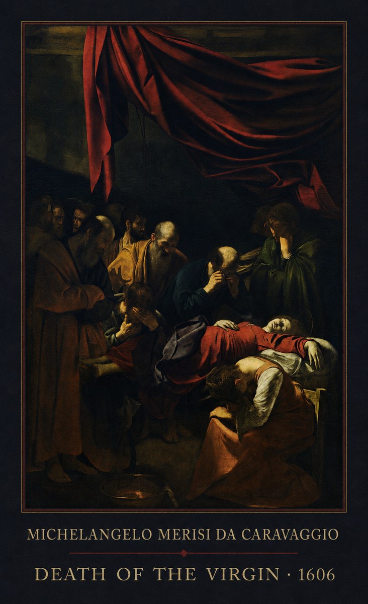 Michelangelo Merisi da Caravaggio Death of the Virgin No1 - Póster