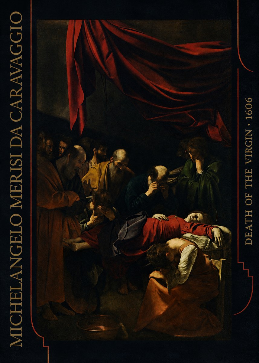 Michelangelo Merisi da Caravaggio Death of the Virgin No6 - Póster