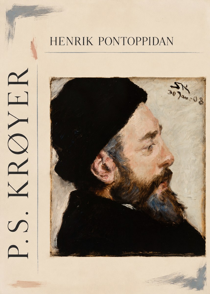 P.S. Krøyer Henrik Pontoppidan No4 - Póster