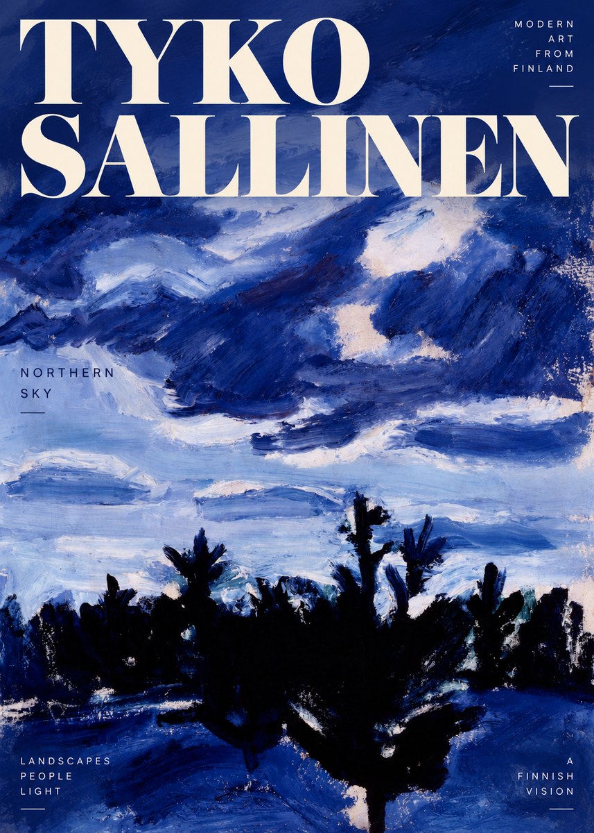 Tyko Sallinen Northern Sky No2 - Póster