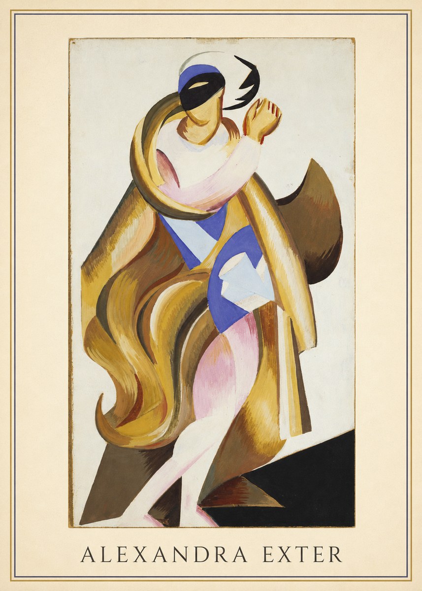 Alexandra Exter Art Deco Figure No3 - Póster