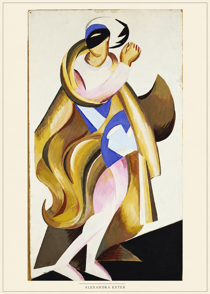 Alexandra Exter Art Deco Figure No6 - Póster