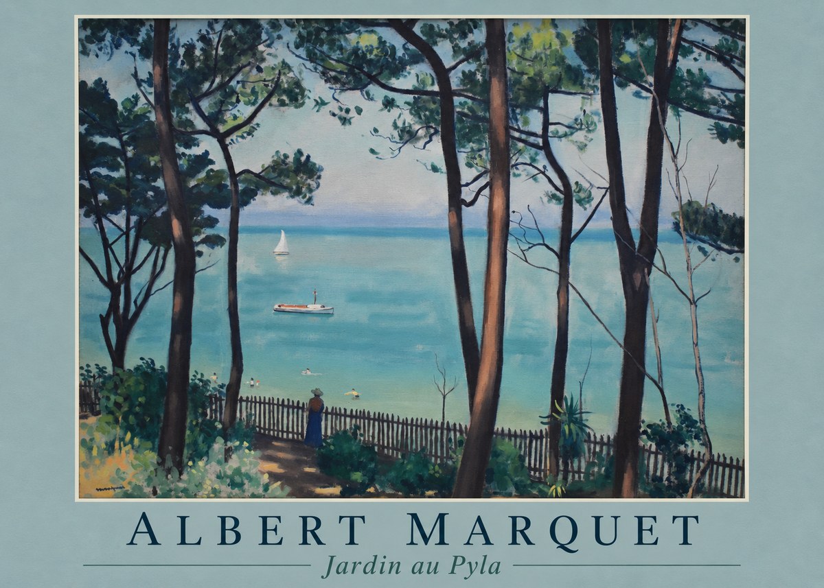 Albert Marquet Jardin Au Pyla No1 - Póster