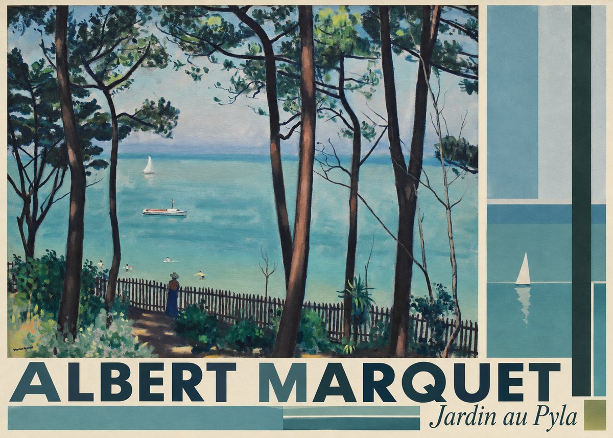 Albert Marquet Jardin Au Pyla No5 - Póster