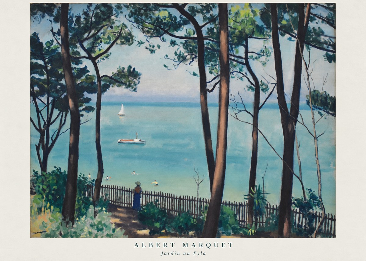 Albert Marquet Jardin Au Pyla No6 - Póster