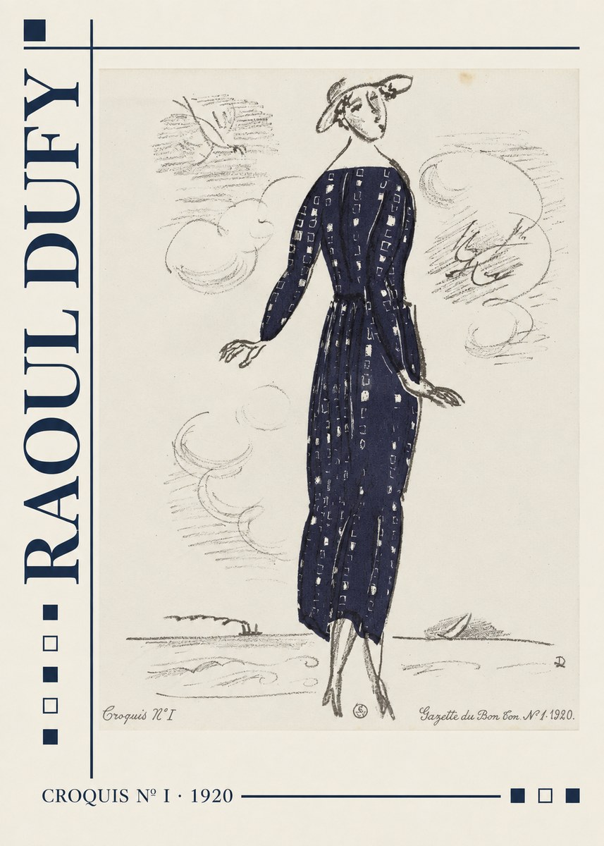 Raoul Dufy Croquis N° I · 1920 No2 - Póster