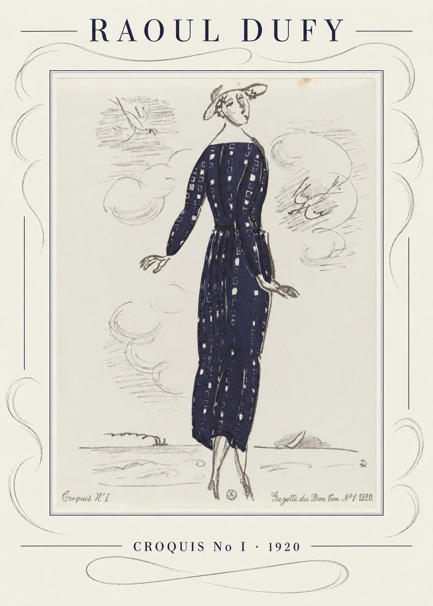 Raoul Dufy Croquis N° I · 1920 No3 - Póster