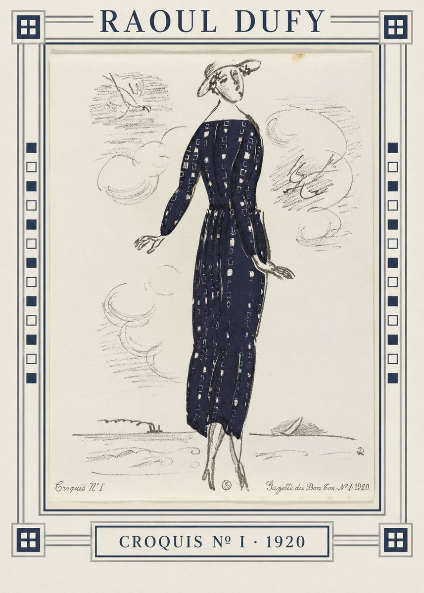 Raoul Dufy Croquis N° I · 1920 No4 - Póster