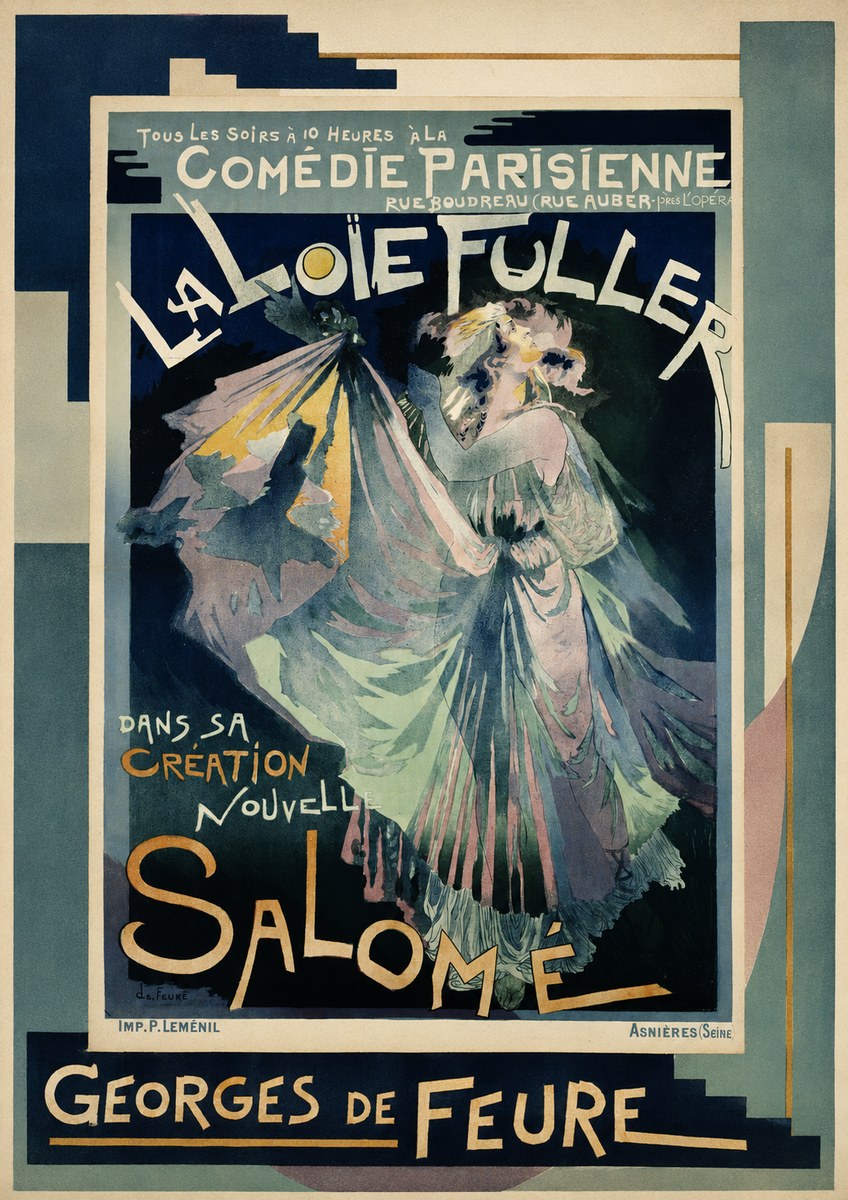 Georges de Feure La Loïe Fuller - Salomé I No3 - Póster